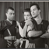 Harold Scott [at left] and unidentified others in the Off-Broadway stage production The Jackass