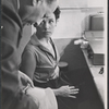 Lena Horne and unidentified in costume fitting for the 1957 stage production Jamaica