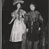 Blanche Yurka [right] and unidentified in the stage production Jane Eyre