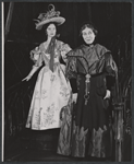 Blanche Yurka [right] and unidentified in the stage production Jane Eyre