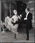 Mary Martin and Robin Bailey in the stage production Jennie