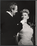 Robin Bailey and Mary Martin in the stage production Jennie