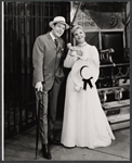Robin Bailey and Mary Martin in the stage production Jennie