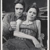 Kevin O'Connor and Pamela Payton-Wright in the stage production Jesse and the Bandit Queen