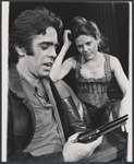 Kevin O'Connor and Pamela Payton-Wright in the stage production Jesse and the Bandit Queen