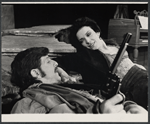 Barry Primus and Dixie Carter in the stage production Jesse and the Bandit Queen