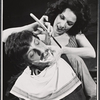 Barry Primus and Dixie Carter in the stage production Jesse and the Bandit Queen