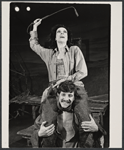 Barry Primus and Dixie Carter in the stage production Jesse and the Bandit Queen