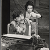 Barry Primus and Dixie Carter in the stage production Jesse and the Bandit Queen