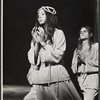 Yvonne Elliman and unidentified in the stage production Jesus Christ Superstar