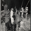 Jeff Fineholt [center] and unidentified others in the stage production Jesus Christ Superstar