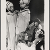 Jeff Fineholt, Barry Dennen [bottom] and unidentified others in the stage production Jesus Christ Superstar