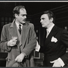 Frank Gorshin [right] and unidentified in the stage production Jimmy