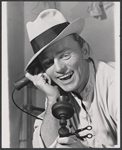 Frank Gorshin in rehearsal for the stage production Jimmy