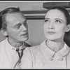 Frank Gorshin and Julie Wilson in rehearsal for the stage production Jimmy