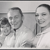 Anita Gillette, Frank Gorshin and Julie Wilson in rehearsal for the stage production Jimmy