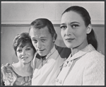 Anita Gillette, Frank Gorshin and Julie Wilson in rehearsal for the stage production Jimmy