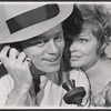 Frank Gorshin and Anita Gillette in rehearsal for the stage production Jimmy