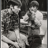 Charles Siebert and Dustin Hoffman in the stage production Jimmy Shine