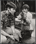 Charles Siebert and Dustin Hoffman in the stage production Jimmy Shine
