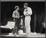 Charles Siebert and Dustin Hoffman in the stage production Jimmy Shine