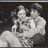 Pamela Payton-Wright and Dustin Hoffman in the stage production Jimmy Shine
