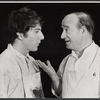 Dustin Hoffman and Eli Mintz in the stage production Jimmy Shine