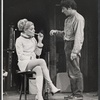 Dustin Hoffman and Susan Sullivan in the stage production Jimmy Shine