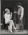 Dustin Hoffman and Susan Sullivan in the stage production Jimmy Shine