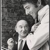 Eli Mintz and Dustin Hoffman in the stage production Jimmy Shine