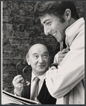 Eli Mintz and Dustin Hoffman in the stage production Jimmy Shine
