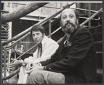 Dustin Hoffman and Murray Schisgal in the stage production Jimmy Shine