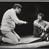 Charles Siebert and Dustin Hoffman in the stage production Jimmy Shine
