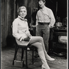 Susan Sullivan and Dustin Hoffman in the stage production Jimmy Shine