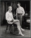 Susan Sullivan and Dustin Hoffman in the stage production Jimmy Shine