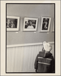 Boy at Halloween exhibition