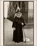 Witch with broom