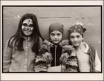 Three girls with a question