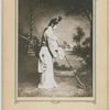 Publicity photograph of Mei Lan Fang (holding instrument)