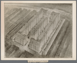 Bird's eye view of proposed structure no building higher than 10 stories