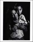 Diana Vega: Clerk Typist, Age 37, and son Anthony (HIV negative)