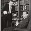 Ray Milland and unidentified in the stage production Hostile Witness