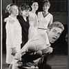 Sean Garrison [seated in foreground], Paula Trueman, Lee Lawson, Kathryn Hays and Betty Lester in rehearsal for the the Boston tryout of the stage production Hot September