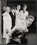 Sean Garrison [seated in foreground], Paula Trueman, Lee Lawson, Kathryn Hays and Betty Lester in rehearsal for the the Boston tryout of the stage production Hot September