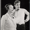 Paula Trueman and Sean Garrison in rehearsal for the Boston tryout production of Hot September