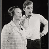 Paula Trueman and Sean Garrison in rehearsal for the the Boston tryout of the stage production Hot September