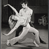 Lada Edmund Jr. and unidentified in rehearsal for the the Boston tryout of the stage production Hot September