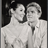 Kathryn Hays and Sean Garrison in rehearsal for the the Boston tryout of the stage production Hot September