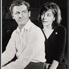 Eddie Bracken and Lovelady Powell in rehearsal for the the Boston tryout of the stage production Hot September