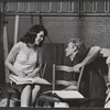 Sheila Sullivan, Sean Garrison and Betty Lester in rehearsal for the Boston tryout production of Hot September